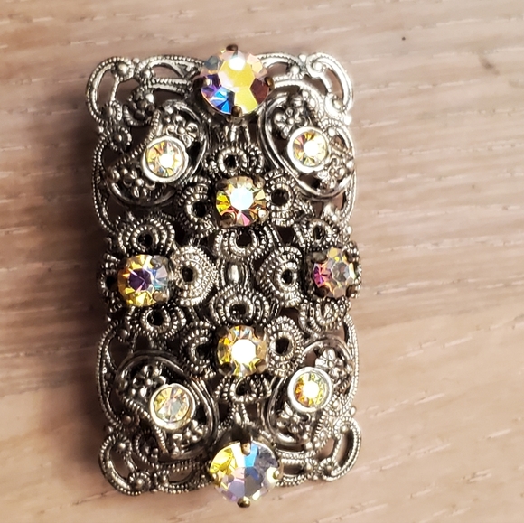 Vintage filigree Made in Germany brooch. RARE - Picture 13 of 13